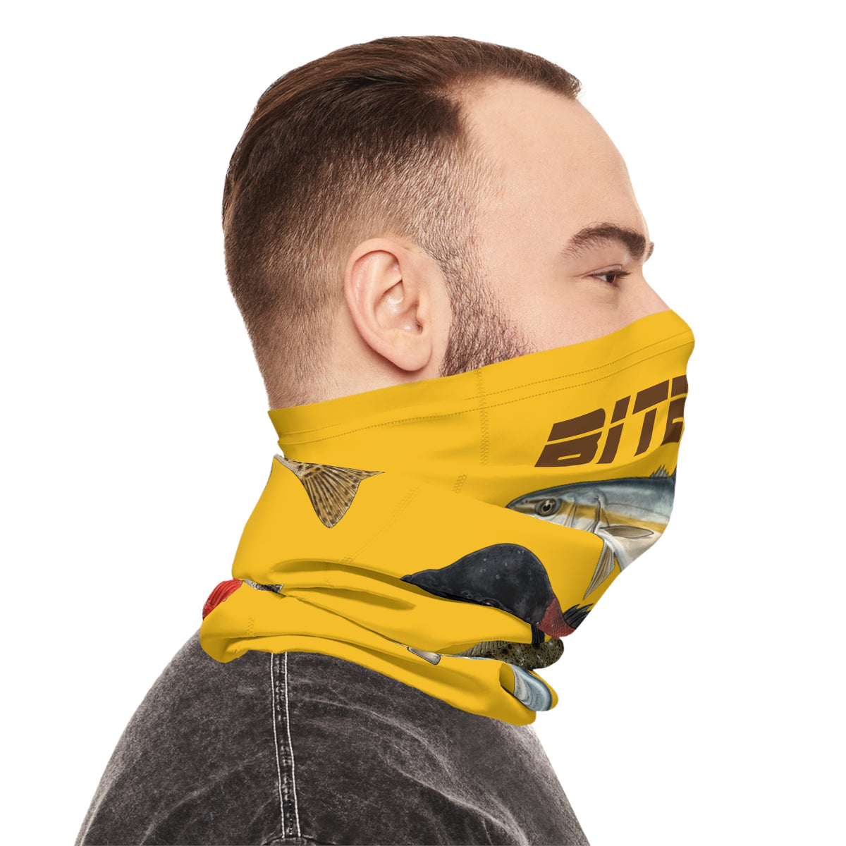 Neck gator yellow